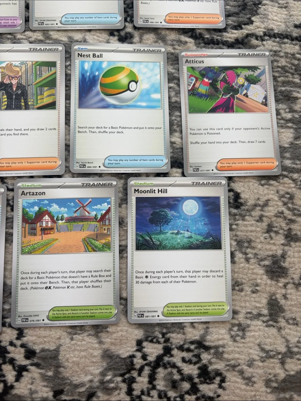 Paldean Fates Trainer Lot | Rare Candy, Ultra & More | 10 Unique Cards | ✨5/$25